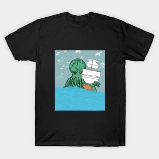 Cthulhu the monster of the seas T-Shirt